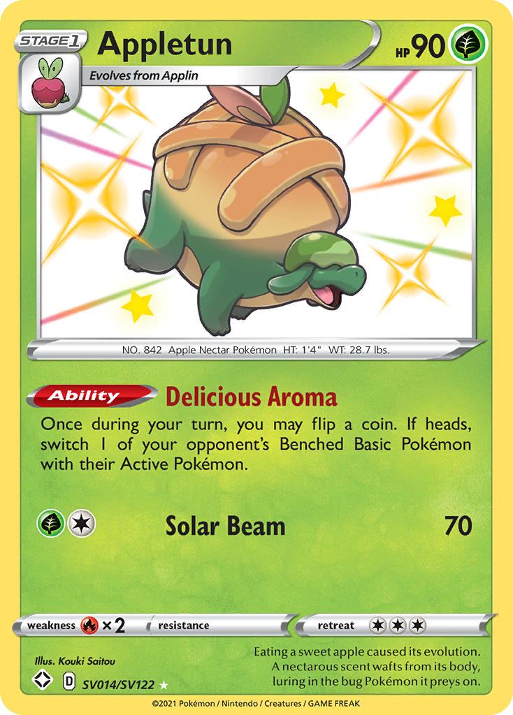 Shining Fates SV Appletun SV14/SV122