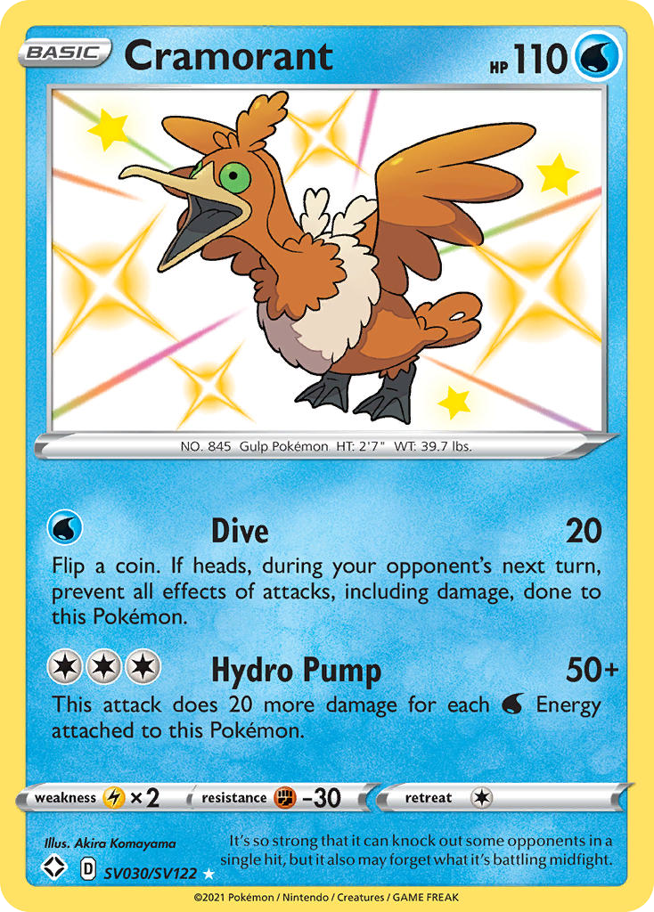 Shining Fates SV Cramorant SV30/SV122