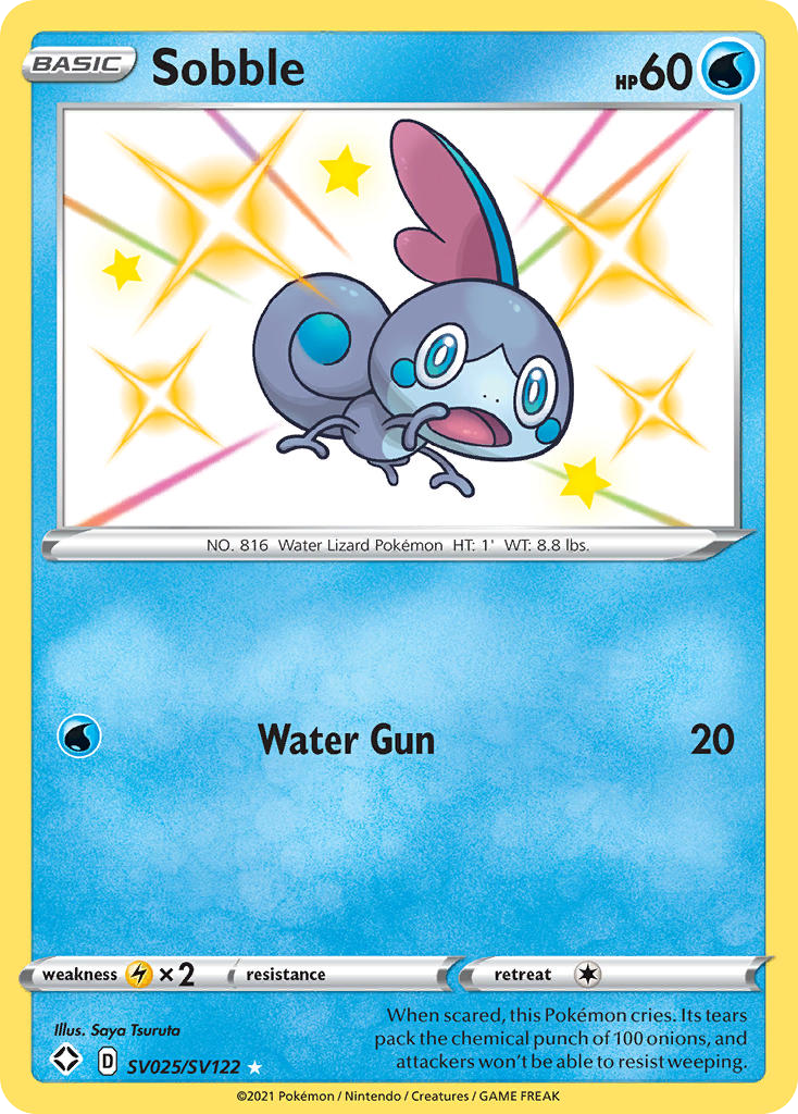 Shining Fates SV Sobble SV25/SV122