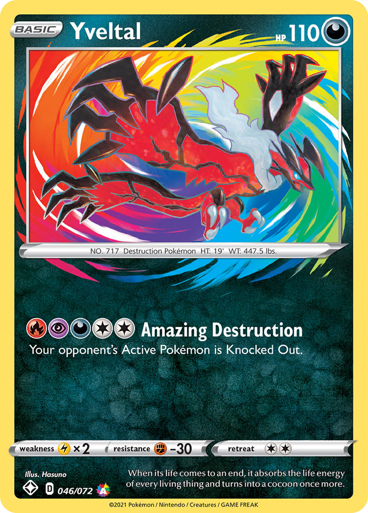 Shining Fates Yveltal #46/72