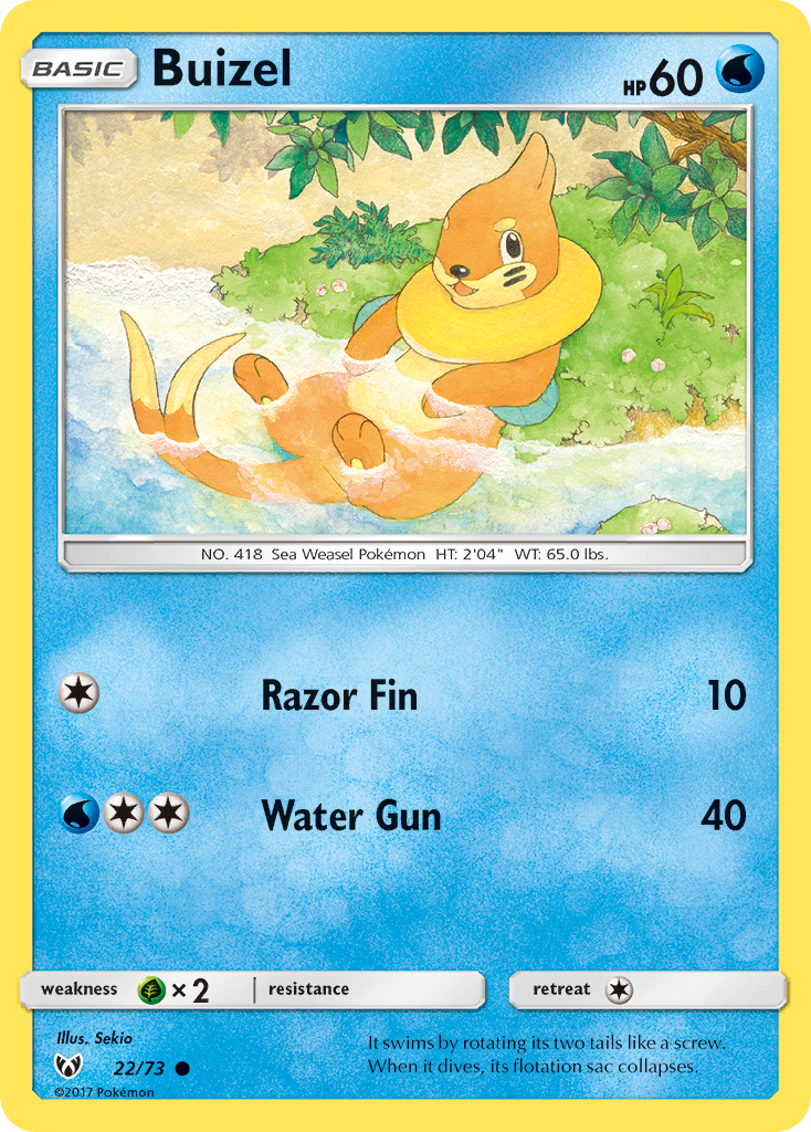 Shining Legends Buizel #22/73