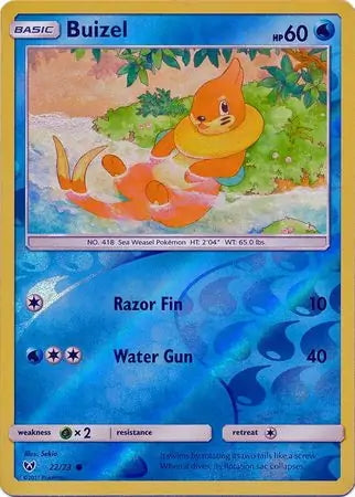 Shining Legends Buizel #22/73 reverse holo