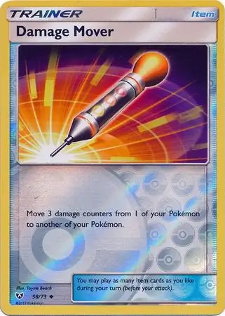 Shining Legends Damage Mover #58/73 reverse holo