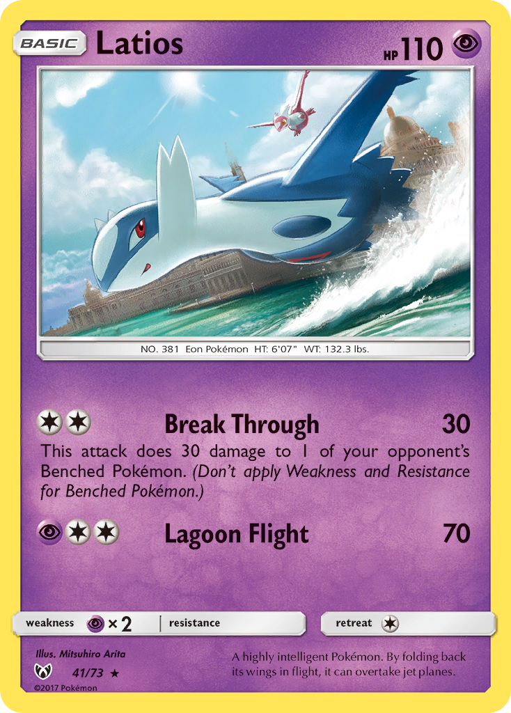 Shining Legends Holo Latios #41/73