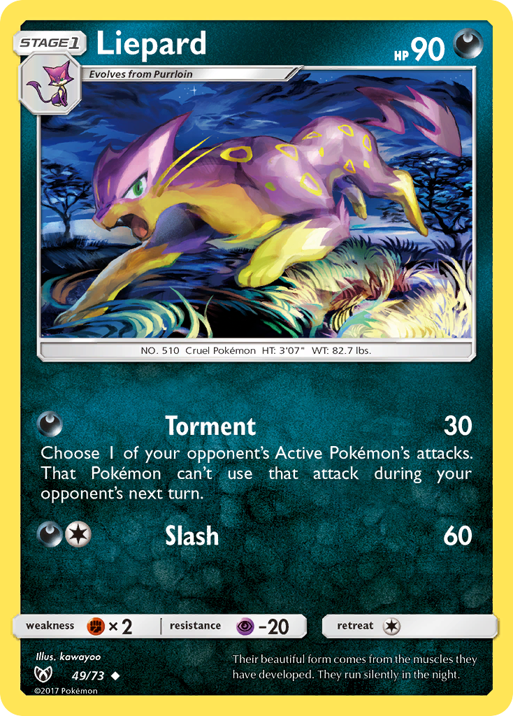 Shining Legends Liepard #49/73