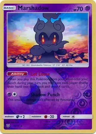 Shining Legends Marshadow #45/73 reverse holo