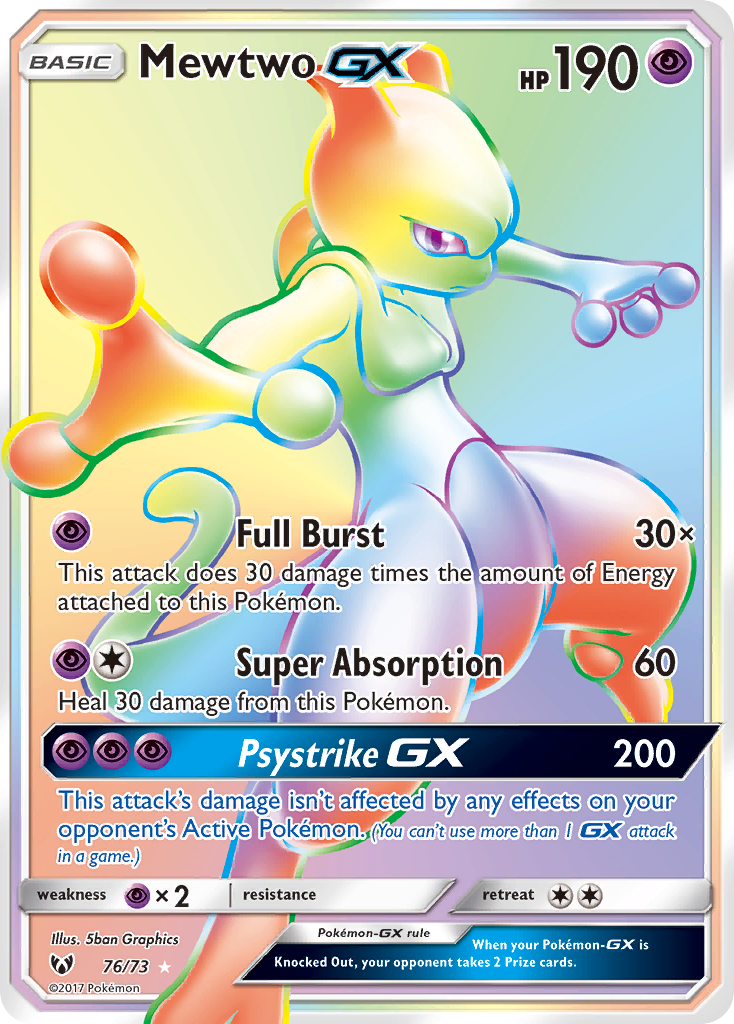 Mewtwo GX Full Art