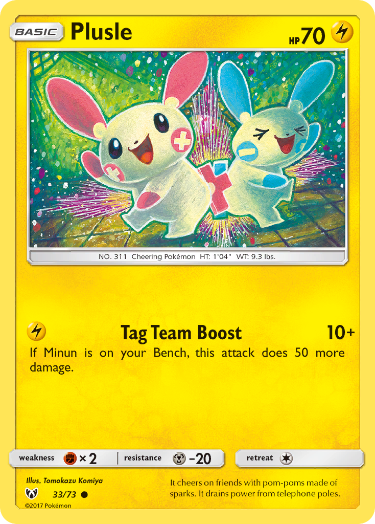 Shining Legends Plusle #33/73