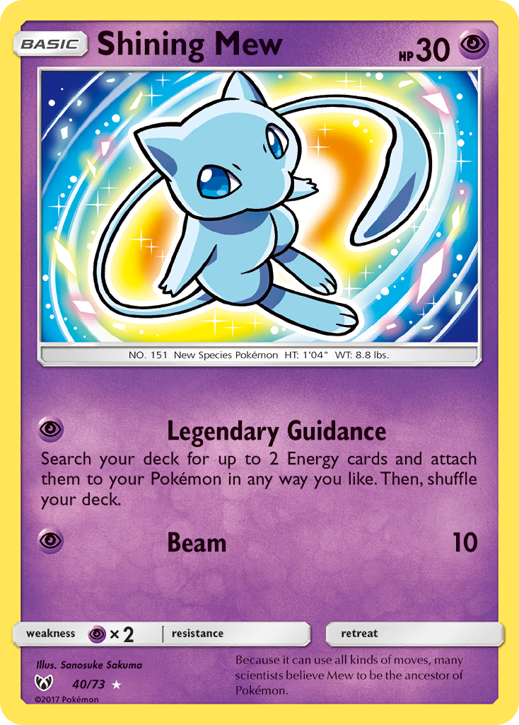Shining Legends Shining Mew #40/73