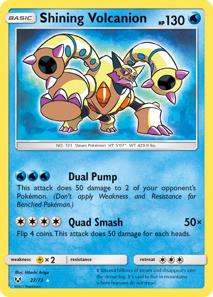 Shining Legends Shining Volcanion #27/73