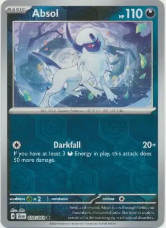 Shrouded Fable Absol #30/64 reverse holo