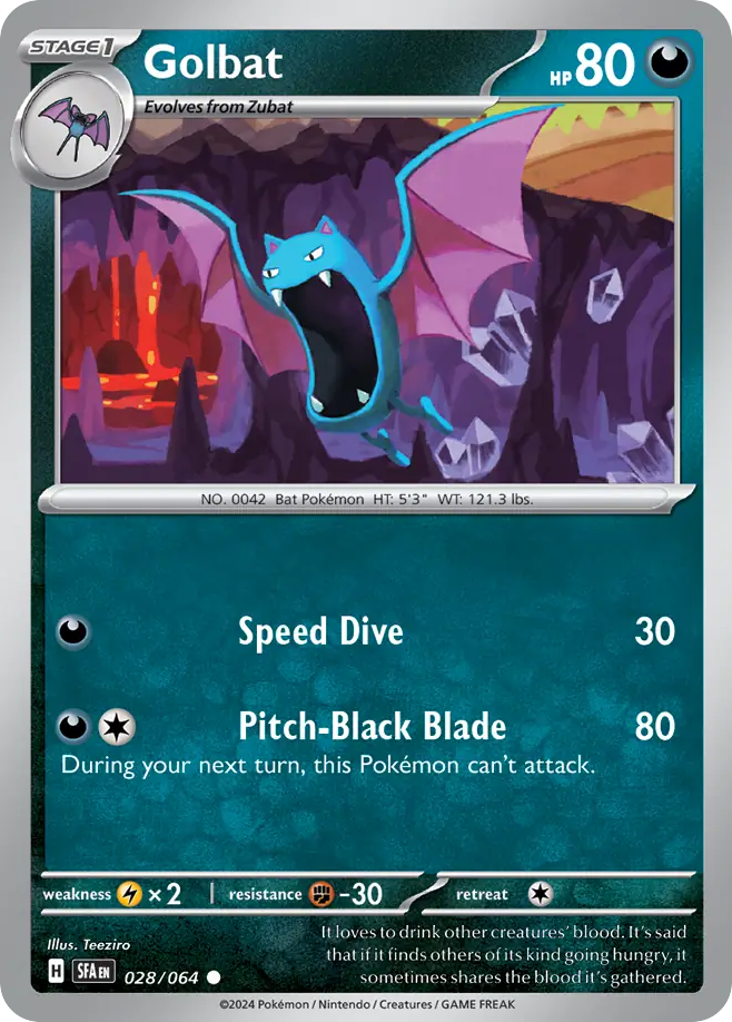 Shrouded Fable Golbat #28/64