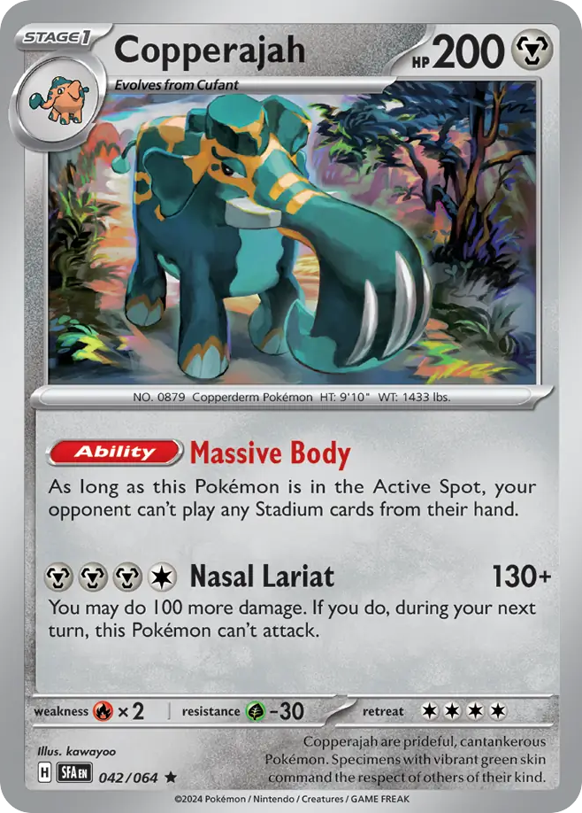 Shrouded Fable Holo Copperajah #42/64