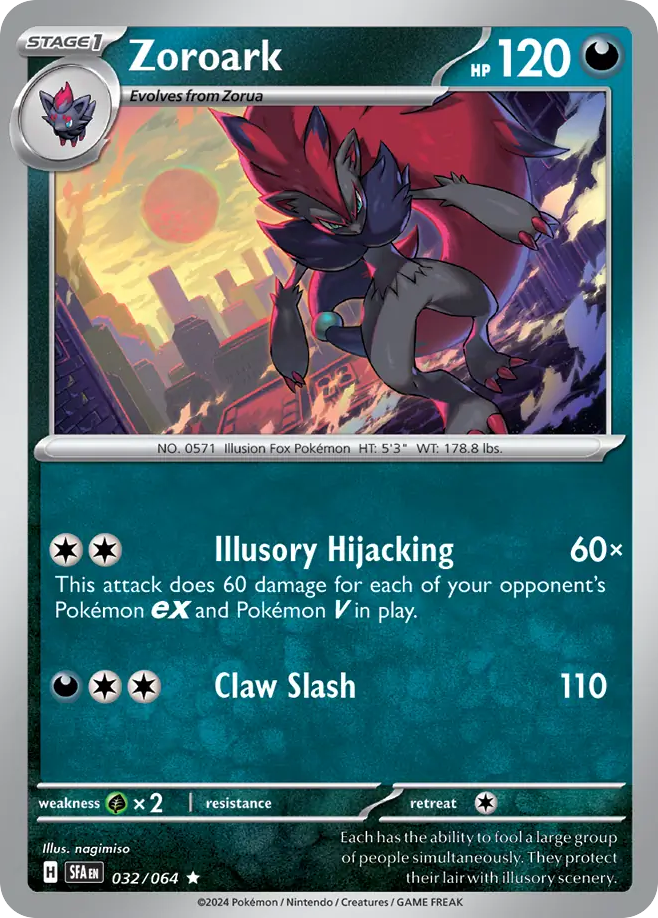 Shrouded Fable Holo Zoroark #32/64