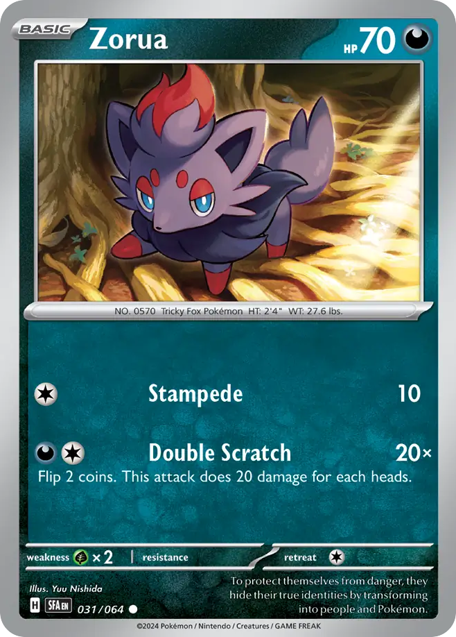 Shrouded Fable Zorua #31/64