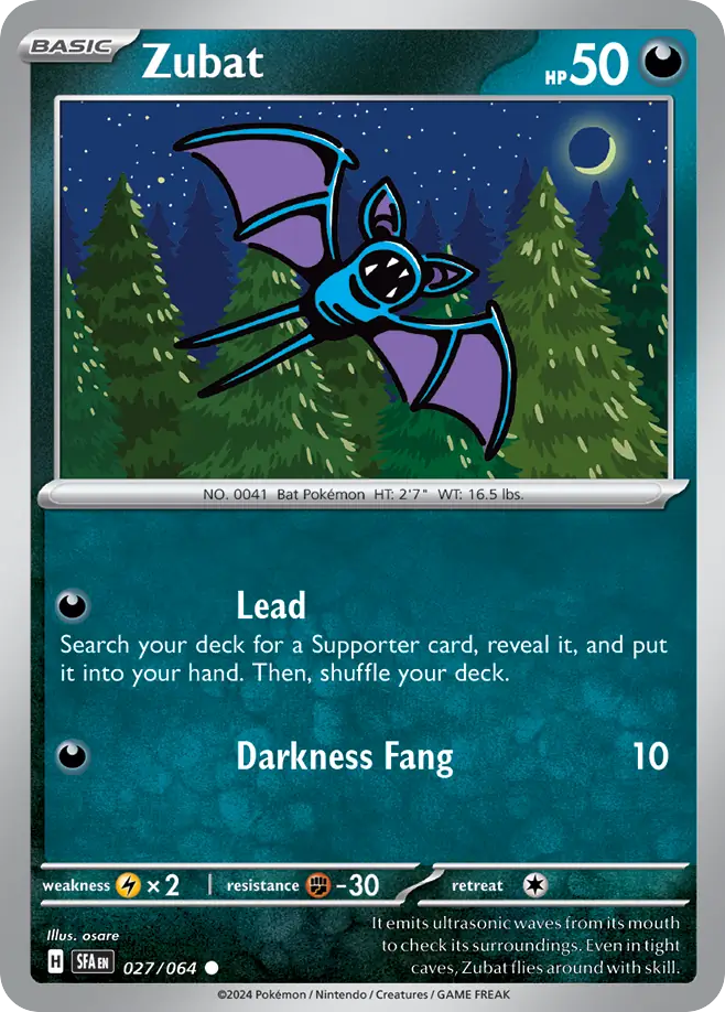 Shrouded Fable Zubat #27/64