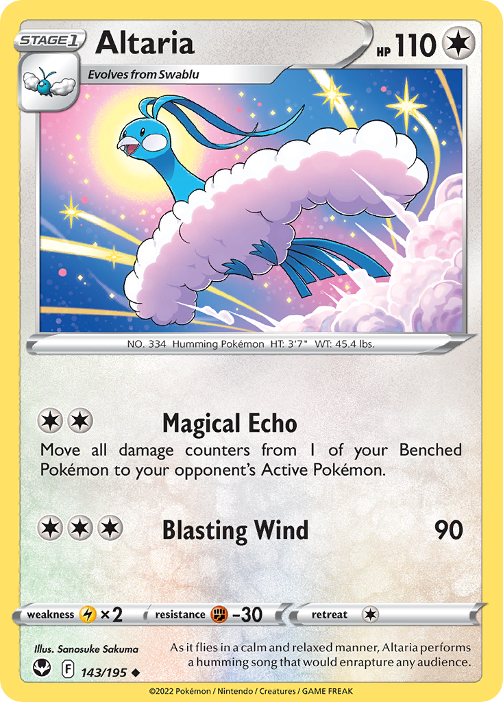Silver Tempest Altaria #143/195