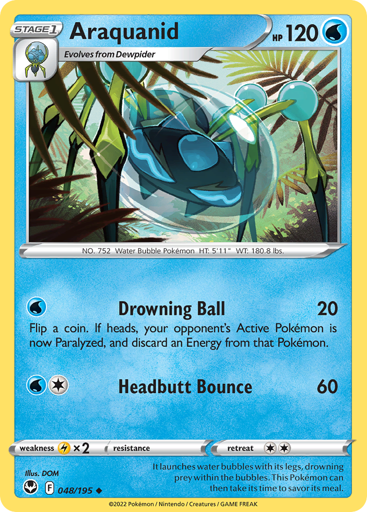 Silver Tempest Araquanid #48/195