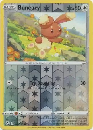 Silver Tempest Buneary #144/195 reverse holo