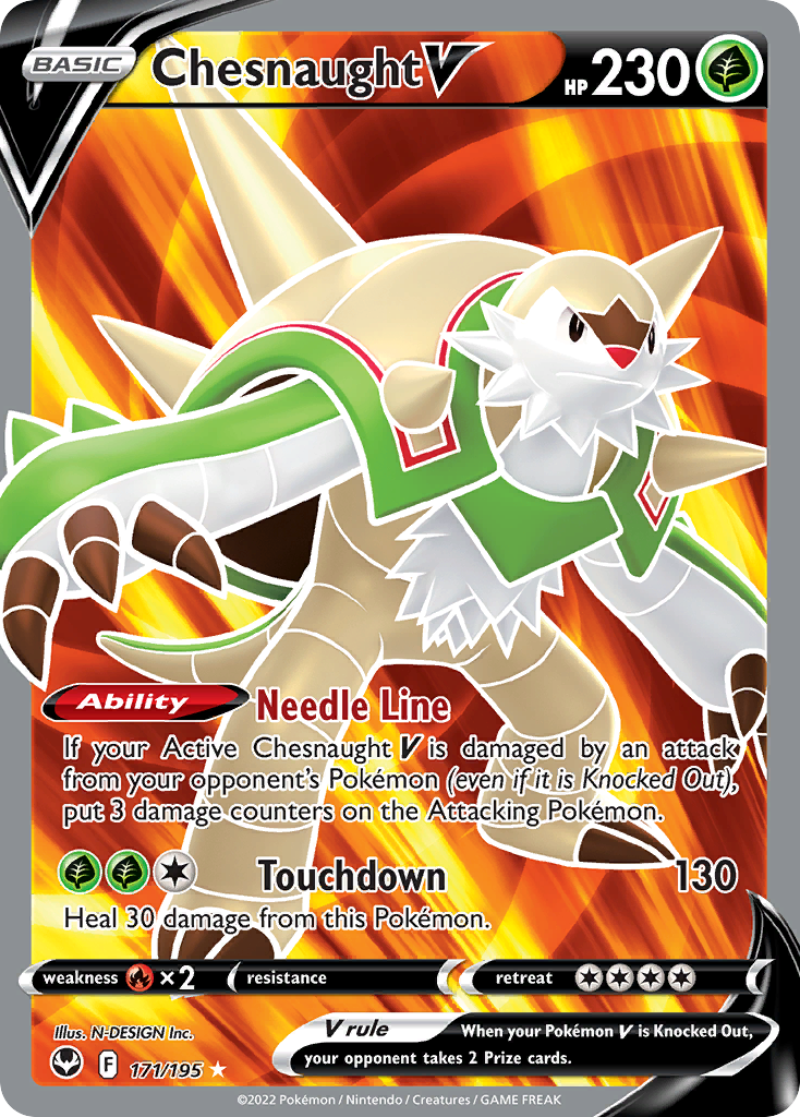 Silver Tempest Chesnaught V #171/195