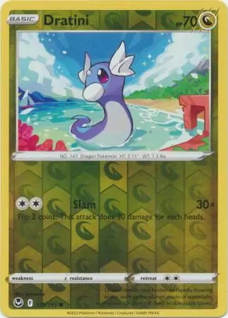 Silver Tempest Dratini #129/195 reverse holo