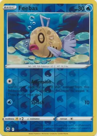 Silver Tempest Feebas #39/195 reverse holo