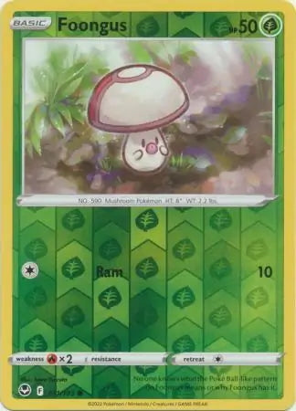 Silver Tempest Foongus #11/195 reverse holo