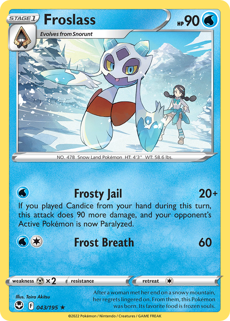 Silver Tempest Froslass #43/195