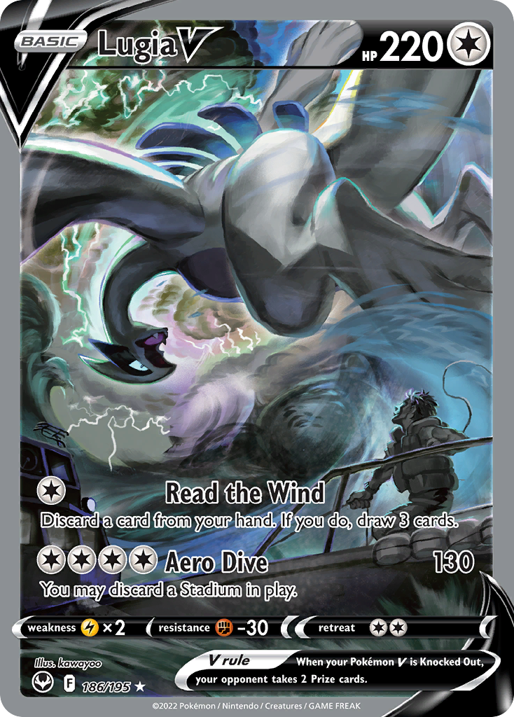 Lugia V Full Art uit Silver Tempest