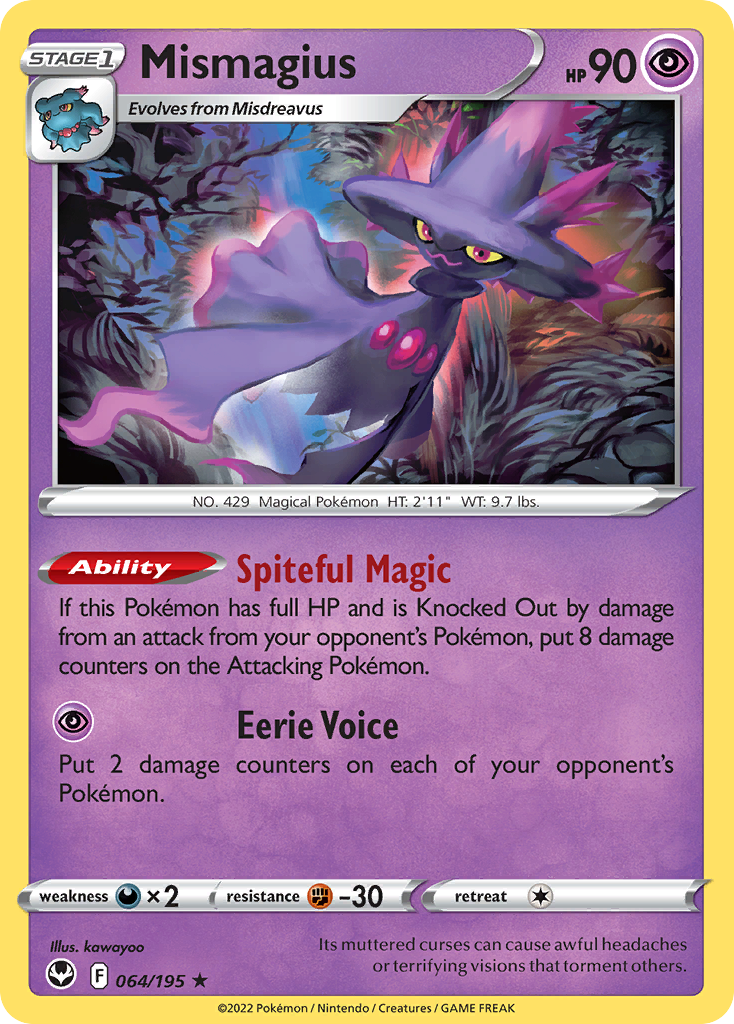 Silver Tempest Mismagius #64/195