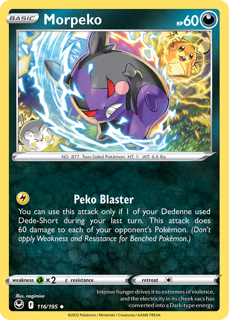 Silver Tempest Morpeko #116/195