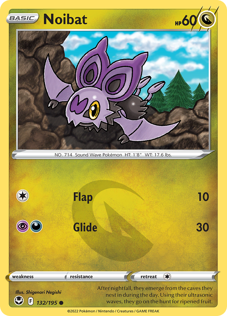 Silver Tempest Noibat #132/195