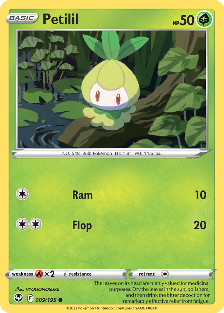 Silver Tempest Petilil #9/195