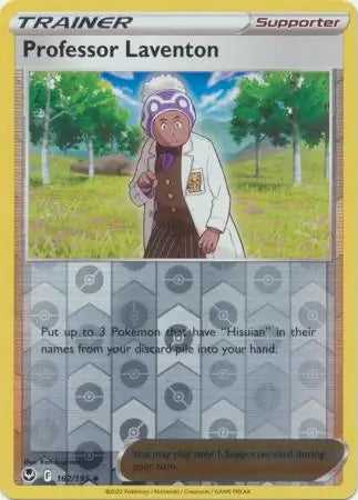 Silver Tempest Professor Laventon #162/195 reverse holo