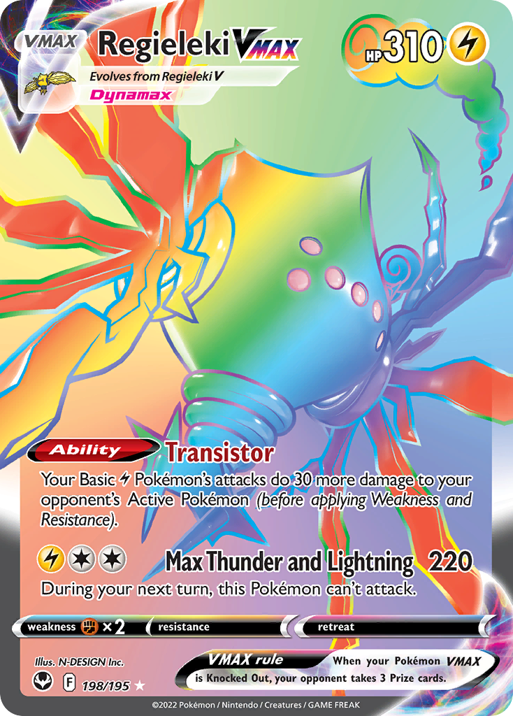 Silver Tempest Regieleki VMAX #198/195