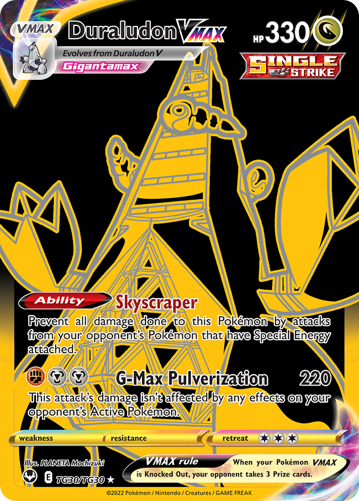 Silver Tempest Trainer Gallery Duraludon VMAX #TG30/30
