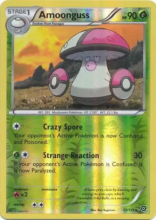 Steam Siege Amoonguss #13/114 reverse holo