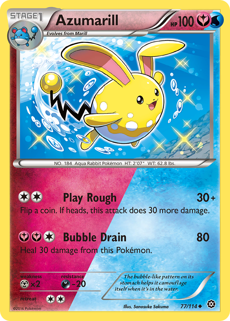 Steam Siege Azumarill #77/114