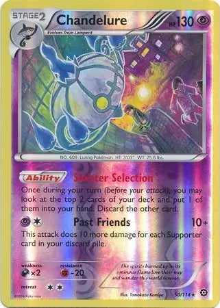 Steam Siege Chandelure #50/114 reverse holo