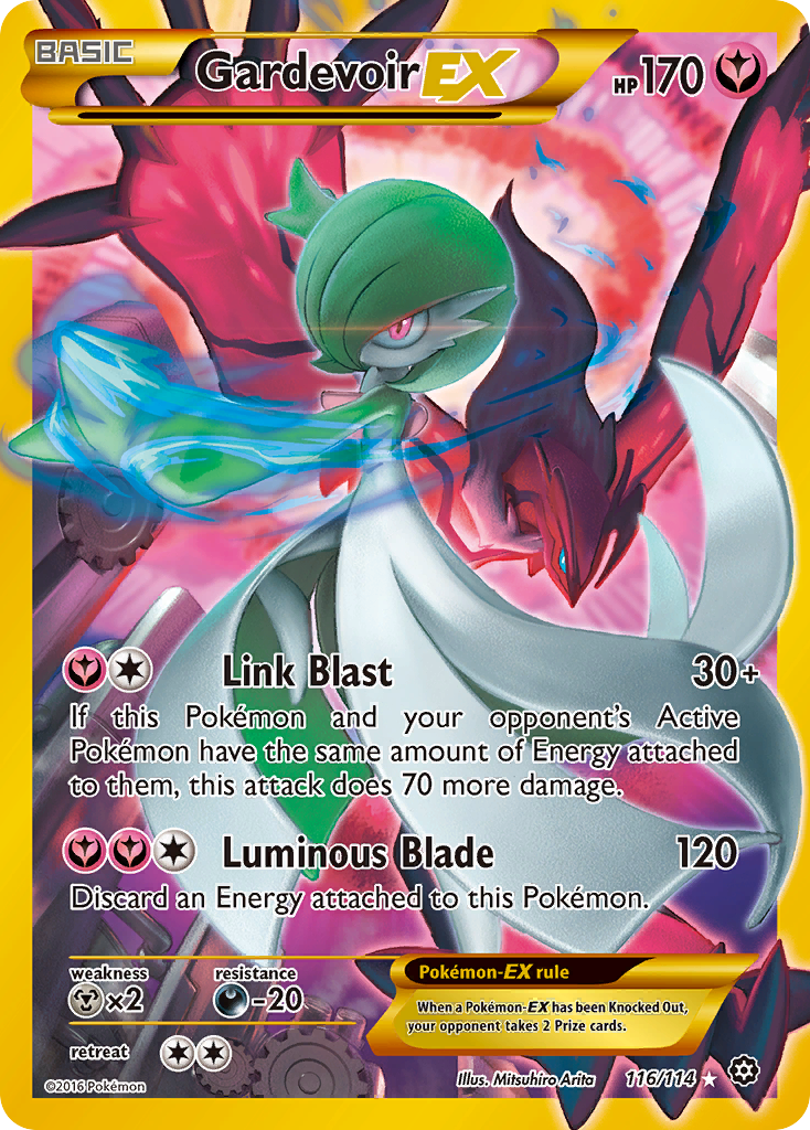 Gardevoir EX Secret Rare 116/114 XY Steam Siege