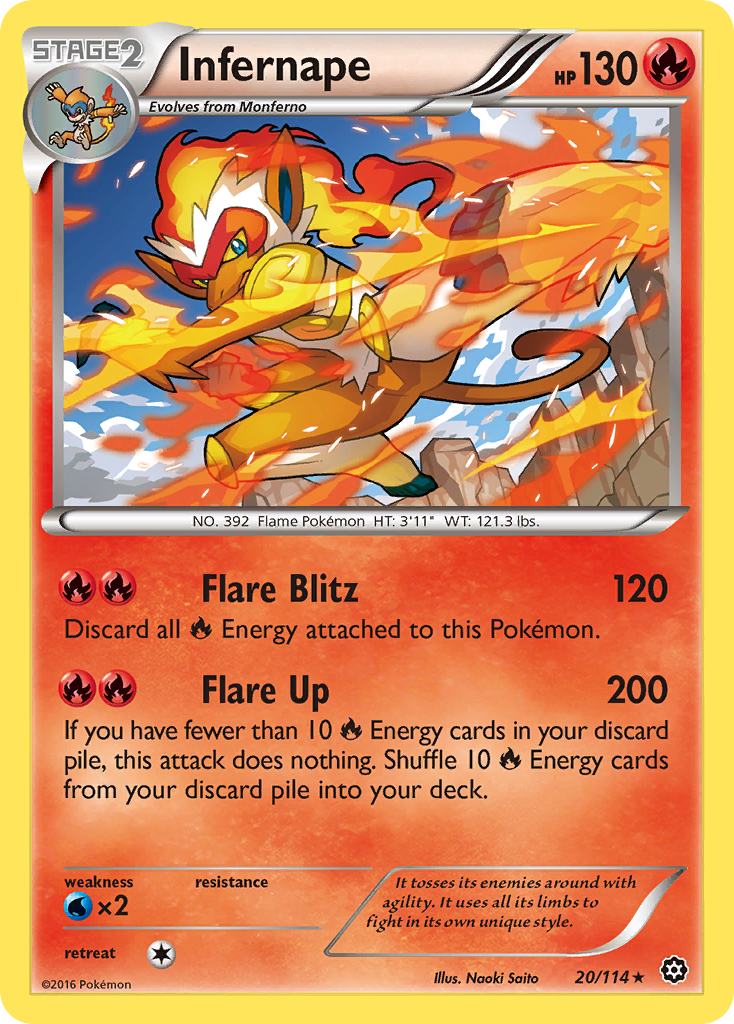Steam Siege Holo Infernape #20/114
