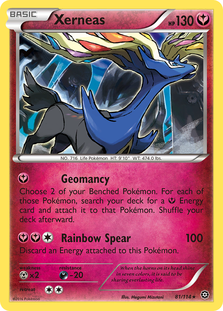 Steam Siege Holo Xerneas #81/114