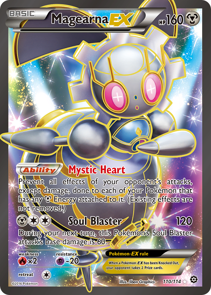 Magearna EX 110/114 XY Steam Siege