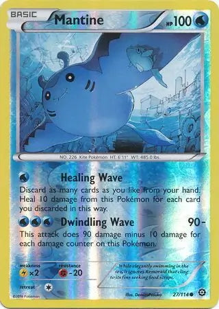 Steam Siege Mantine #27/114 reverse holo