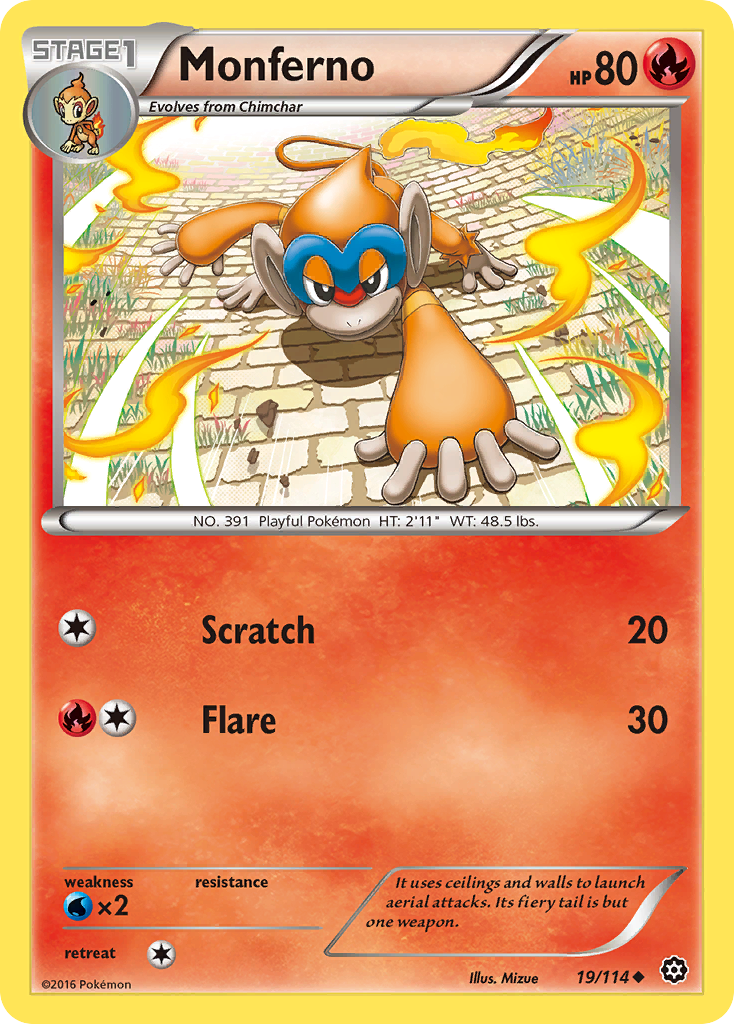 Steam Siege Monferno #19/114