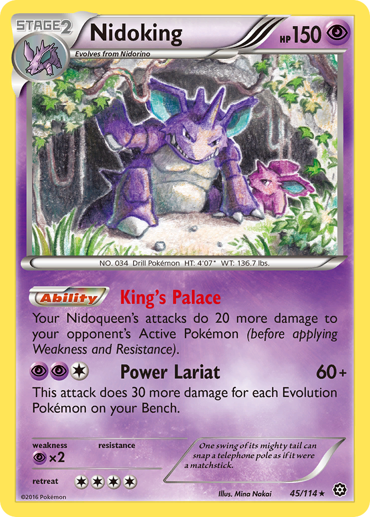 Steam Siege Nidoking #45/114