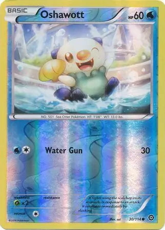 Steam Siege Oshawott #30/114 reverse holo