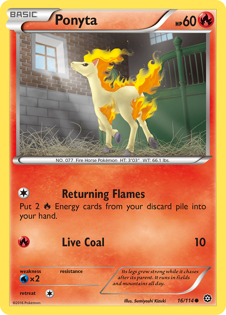 Steam Siege Ponyta #16/114