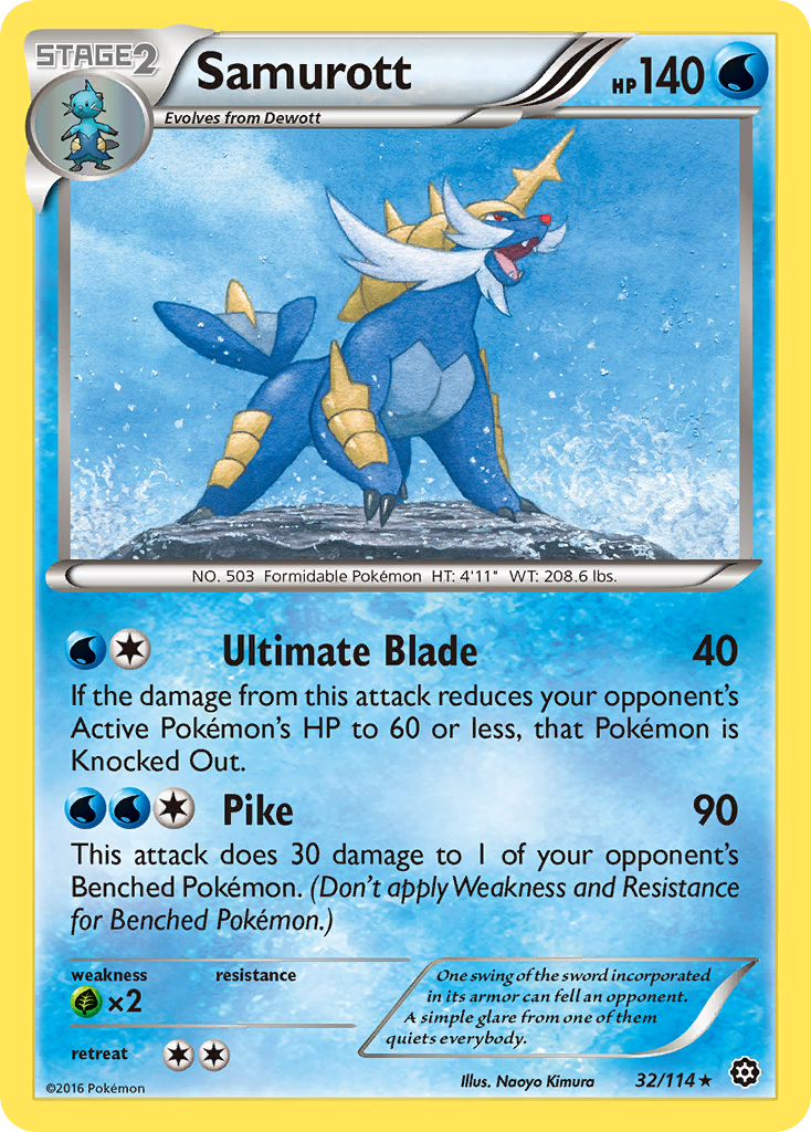 Steam Siege Samurott #32/114
