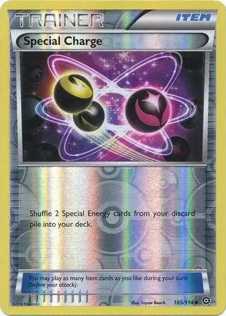 Steam Siege Special Charge #105/114 reverse holo